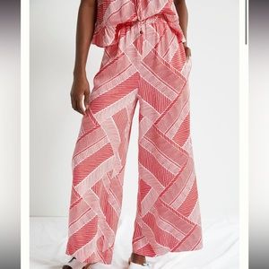 Anthropologie Maeve Zig-Zag Lines Pants M